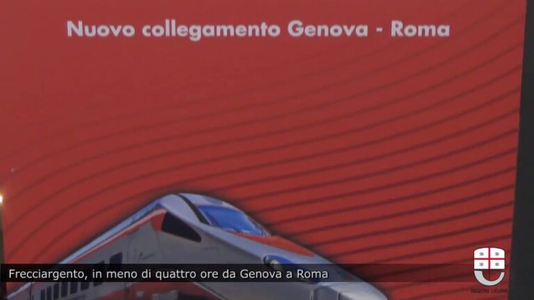 Viaggio fulmineo da Roma a Genova: il treno ad alta velocità che sconvolge i tempi di percorrenza