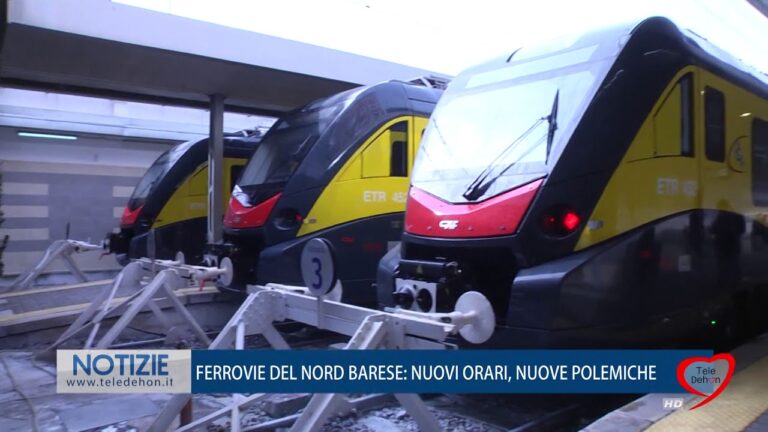Il nuovo orario dei treni delle Ferrovie Nord Barese: scopri le novità!