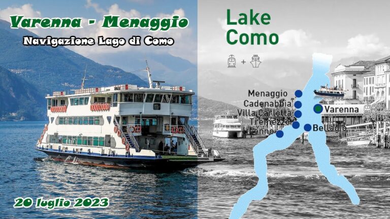 Svelati i prezzi del traghetto Varenna-Menaggio: un'opportunità da non perdere!